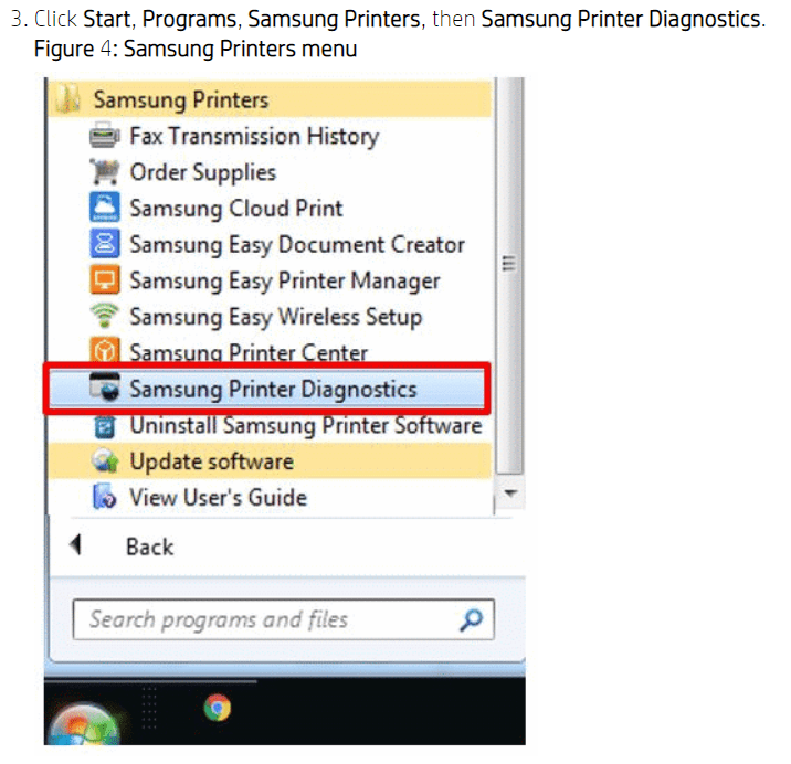Installing Samsung Printer Diagnostics