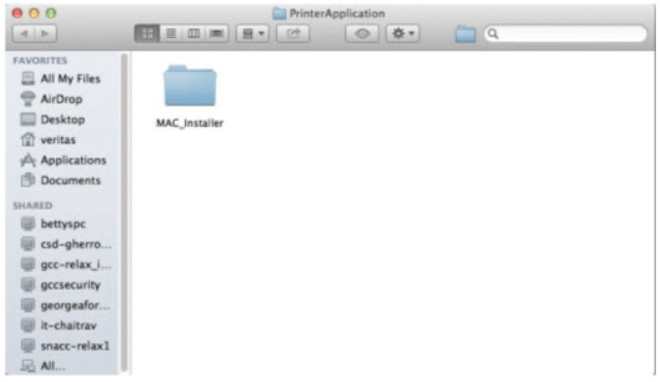 Installing Easy Printer Manager in Mac OS X